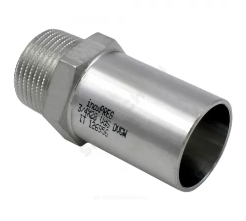 Переход сталь нерж AISI 316L Дн 54х2" Ру16 труба/НР Inoxpres RM 269200154