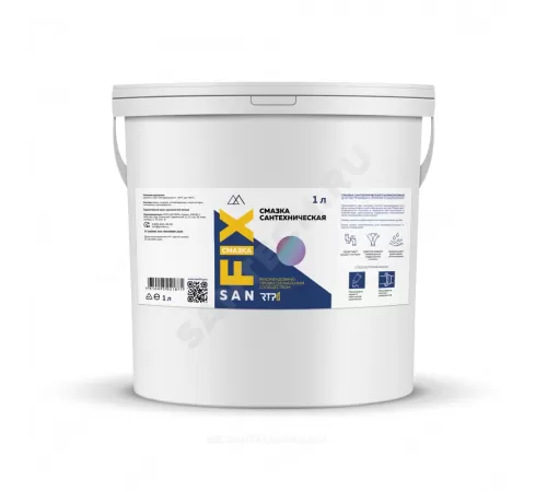 Смазка сантехническая 1л ведро SANFIX 41677