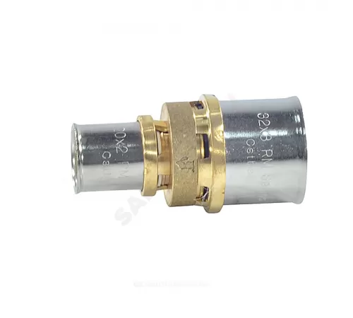 Муфта переходная для МП/PE-X труб латунь пресс Дн 32х16 RM103 Giacomini RM103Y020