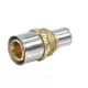 Муфта переходная для МП/PE-X труб латунь пресс Дн 32х16 RM103 Giacomini RM103Y020
