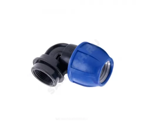 Отвод компрессионный ПЭ Дн 20х1/2"х90гр ВР Ру16 RTP (РосТурПласт) 11535 Отвод компрессионный ПЭ Дн 20х1/2"х90гр ВР Ру16 RTP (РосТурПласт) 11535