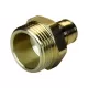 Муфта для PE-X труб радиальная латунь Дн 16х3/4" НР РОС .