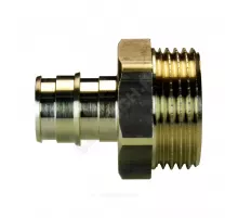 Муфта для PE-X труб радиальная латунь Дн 25х1/2" НР РОС