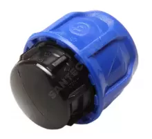 Заглушка компрессионная ПЭ Дн 63 Ру16 VALFEX 121001123063