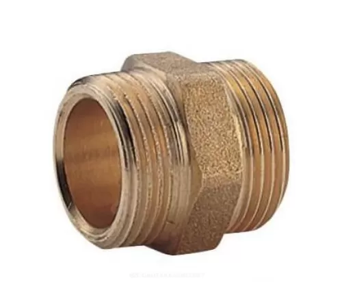 Ниппель латунь Ду 15 (1/2") НР R189 Giacomini R189Y003