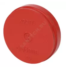 Заглушка под муфту грувлок ковкий чугун XGQT16 Ду100 (Дн108) Ру25 JIANZHI