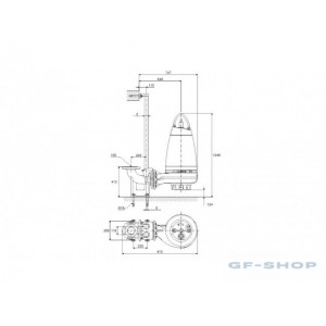 Насос канализационный GRUNDFOS SE1.80.100.75.A.4.51D.B