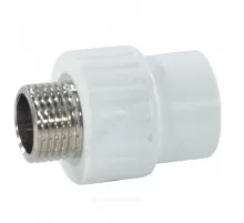 Муфта PP-R комбинированная белая Дн 25х3/4" НР RTP (РосТурПласт) 10665