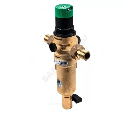Фильтр сетчатый T-образный латунь Ду 15 Ру25 Тмакс=70 oC G1/2" НР FK06 с выходом под манометр с регулятором давления с краном Honeywell-Braukmann FK06-1/2"AAM Фильтр сетчатый T-образный латунь Ду 15 Ру25 Тмакс=70 oC G1/2" НР FK06 с выходом под манометр с регулятором давления с краном Honeywell-Braukmann FK06-1/2"AAM