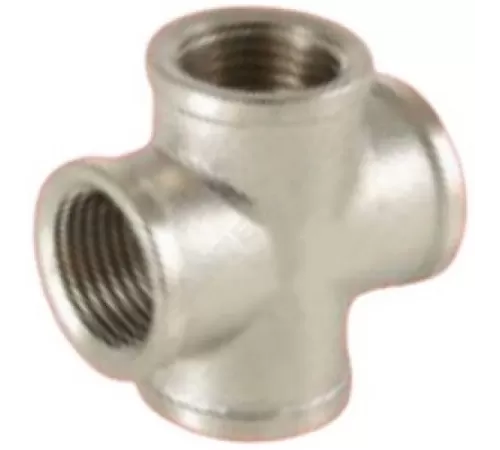 Крест латунь никель Ду 20 (3/4") ВР VALFEX VF.760.N.034