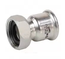 Муфта сталь нерж AISI 316L Дн 22х3/4" Ру16 пресс/нак/гайка Inoxpres RM 183022012