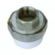 Муфта PP-R комбинированная разъемная белая Дн 20х1/2" ВР RTP (РосТурПласт) 10615
