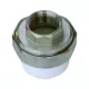 Муфта PP-R комбинированная разъемная белая Дн 20х1/2" ВР RTP (РосТурПласт) 10615