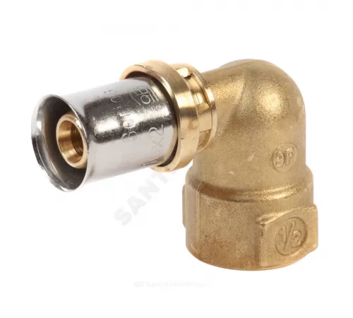 Угольник для МП/PE-X труб латунь пресс Дн 16х3/4"х90гр ВР RM129 Giacomini RM129Y043