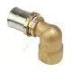 Угольник для МП/PE-X труб латунь пресс Дн 16х3/4"х90гр ВР RM129 Giacomini RM129Y043