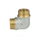 Угольник латунь никель реборда Ду 25 (1") НР/НР 9005 ГОСТ 32585-2013 Aquasfera 9005-03