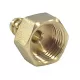 Переходник штуцерный латунь неразъемный для шланга Дн 10х1/2" ВР SantechSystems