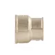 Муфта латунь никель переходная Ду 15х10 (1/2"х3/8") ВР/ВР VALFEX VF.240.N.012.038