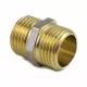 Ниппель латунь никель Ду 32 (1 1/4") НР 9022 ГОСТ 32585-2013 Aquasfera 9022-04