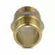 Ниппель латунь никель Ду 32 (1 1/4") НР 9022 ГОСТ 32585-2013 Aquasfera 9022-04