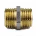 Ниппель латунь никель Ду 32 (1 1/4") НР 9022 ГОСТ 32585-2013 Aquasfera 9022-04