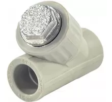 Фильтр PP-R сетчатый серый Дн 40х45гр внутренняя пайка VALFEX 10141040Г