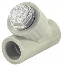 Фильтр PP-R сетчатый серый Дн 25х45гр внутренняя пайка VALFEX 10141025Г