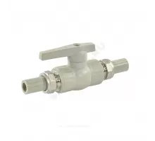 Кран шаровой PP-R полнопроходной серый Дн 32х1 1/4" VALFEX 20246032Г