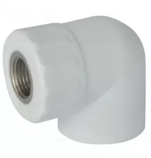 Угольник PP-R комбинированный белый Дн 32х1/2" ВР RTP (РосТурПласт) 10795