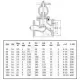 Клапан запорный сталь 15с65нж Ду 125 Ру16 Тмакс=425 оС фл HJCN