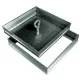 Люк под плитку напольный алюминий 300х300 Evecs FLOOR D3030