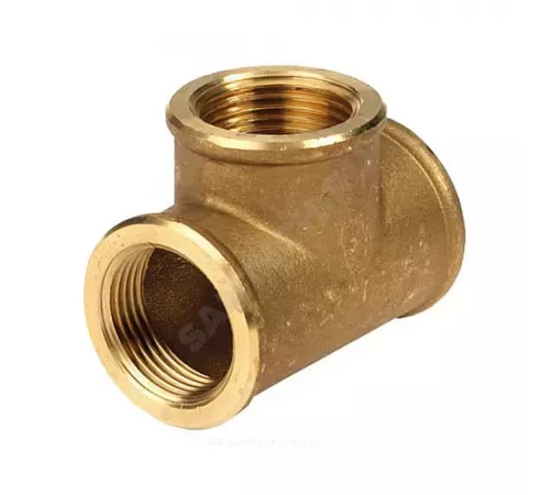 Тройник латунь Ду 15 (1/2") ВР/ВР Цветлит ZW50078