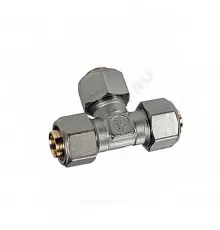 Тройник для МП/PE-X труб латунь обжим Дн 26 R564AM Giacomini R564MX062