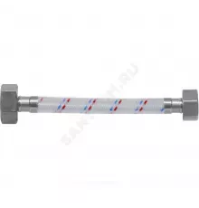Подводка гибкая для воды нейлоновая оплетка ГИГАНТ 3/4"-1" г-г L=0.2м Центр Сантехники (Подольск) ГП002382