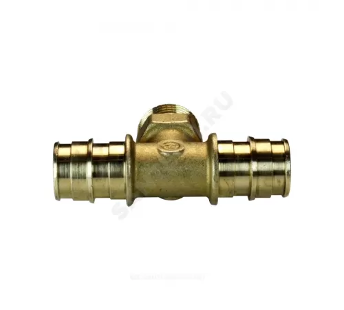 Тройник для PE-X труб радиальный латунь Дн 20х3/4"х20 НР GX153 Giacomini GX153Y044
