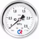 Манометр гидрозаполненный ТМ-320Т.20 осевой Дк63мм 0-0,6 МПа кл.1,5 G1/4" силикон Росма 00000030734