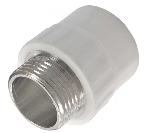 Муфта PP-R комбинированная белая Дн 25х3/4" НР PRO VALFEX 10130025-PRO