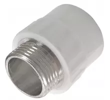 Муфта PP-R комбинированная белая Дн 20х1/2" НР PRO VALFEX 10130020-PRO