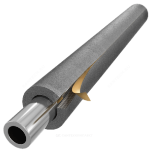 Трубка вспененный полиэтилен SUPER SK 54/13 L=2м Тмакс=95°C самоклеящаяся серый Energoflex EFXT054132SUSK