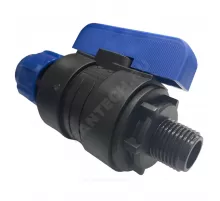 Кран шаровой компрессионный Дн 25х1" НР Ру16 VALFEX 1210012625100