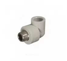 Угольник PP-R комбинированный серый Дн 32х1/2" НР RTP (РосТурПласт) 11054