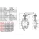Затвор дисковый поворотный чугун VPI4448-02NI Ду 300 Ру16 межфл с рукояткой диск чугун манжета NBR Tecofi VPI4448-02NI0300