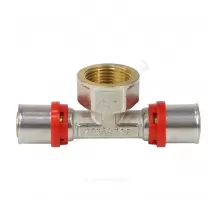 Тройник МП латунь никель пресс Дн 20х1/2"х20 ВР ГОСТ 32415-2013 8011 Aquasfera 8011-02