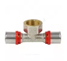 Тройник МП латунь никель пресс Дн 16х1/2"х16 ВР ГОСТ 32415-2013 8011 Aquasfera 8011-01