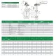 Затвор дисковый поворотный чугун VPI4448R-02EP Ду 150 Ру16 межфл с рукояткой диск чугун манжета EPDM Tecofi VPI4448R-02EP0150