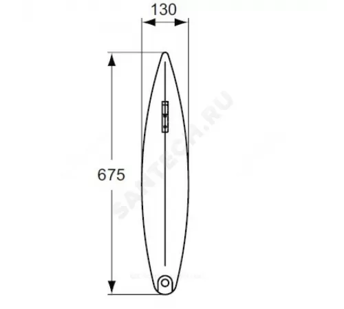 Перегородка для писсуара с крепежом Ideal Standard S612001 Перегородка для писсуара с крепежом Ideal Standard S612001