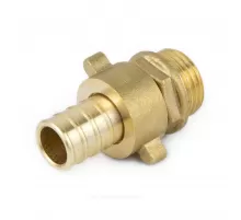 Переходник штуцерный латунь разъемный для шланга Дн 20х1/2" НР 9104 Aquasfera 9104-03