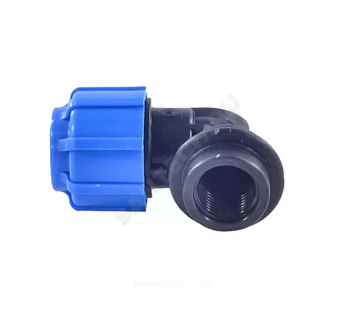 Отвод компрессионный ПЭ Дн 20х3/4"х90гр ВР Ру16 ТПК-АКВА 50022034