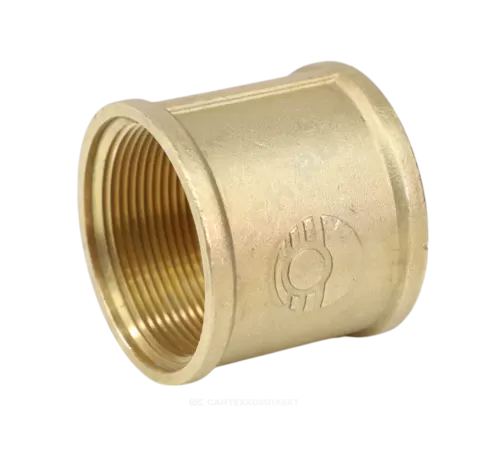 Муфта латунь Ду 40 (1 1/2") ВР/ВР VALFEX VF.170.L.112