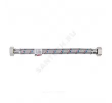 Подводка гибкая для воды нержавеющая оплетка ГИГАНТ 3/4" г-г L=0.8м AQUALINE 04950